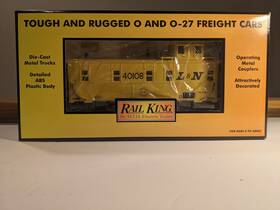 30-7744 Mth Rail King #30-7744 Louisville And Nashville Offset Steel Caboose