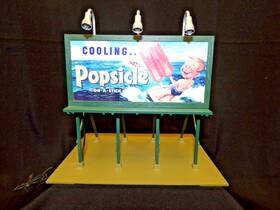 30-90090 Mth Electric Trains O Gauge Popsicle Billboard Lighted 2004