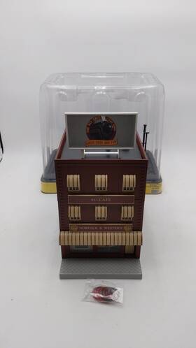 30-90593 Mth O Norfolk And Western 3-story City Building With Fire Escape 611 Cafe
