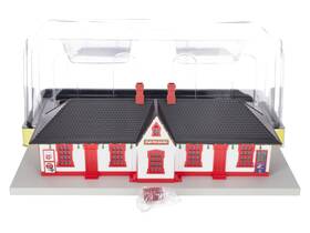 30-90655 Mth O Jingle Bell Junction Country Passenger Station With Lights Ln/box