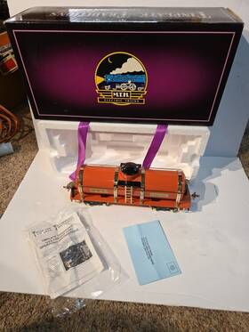 10-2151 Mth 638058056067 20-190 Std Gauge Ives Tinplate Tank Car Orange &black Ln