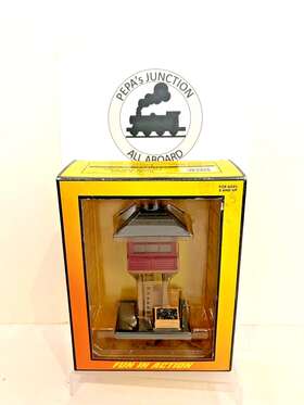 Blt-2003 Mth 658081024264 30-9097 #1 Inch Mint Brown Black Elevated Gate Tower New
