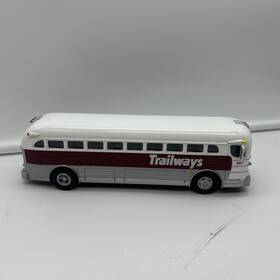 30-50011 Mth 658081047225 O Gauge Rail King Electric Trains Trailways Die Cast Bus