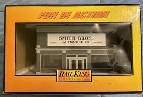Mth 658081067469 Rail King By M.t.h. Electric Trains Smith Bros Automobile Building Very Good