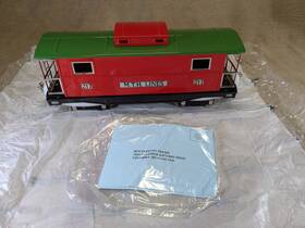 Mth 658081069609 Tinplate Series 200 Std 217 Red And Pea Green Nickel Caboose 10-2044 Christmas