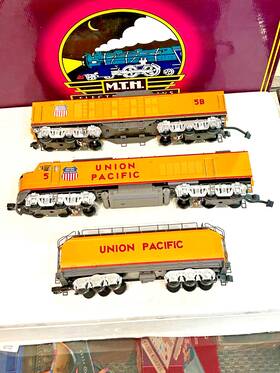 Mt-2124lp Mth 658081366883 #1 Union Pacific Gas Turbine Set Proto-sound Mib Lkn Inch