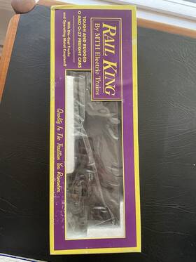Mt-7503 Mth Rail King No. Santa Fe Open 4 Bay Hopper Car In Box