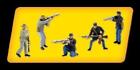 N-a Woodland Scenics Scene Setters American Civil War Soldiers 724771043454