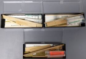 In-110 N Gauge International Brass/wood Stock Car Kits 3 Ex/box