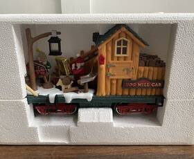 383-2-4 New Bright 050211383249 Vintage Dillards Trimmings Train Accessory Car Log Mill G Scale