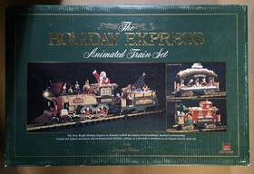 5021100380 New Bright Industrial The Holiday Express Animated Christmas Train Set #380 Plus 6 Additional Cars
