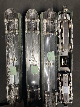 21551 Northern Pacific Main Street Northwest Ho Scale Train Set Green Passenger Cars