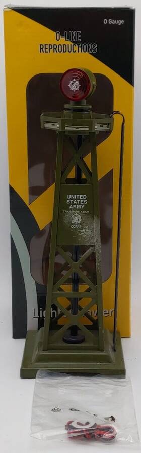 Olr705 O-line Reproductions Rotating Beacon Tower Us Army./box