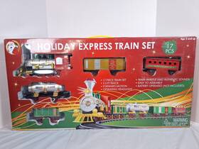 Occasions 682303197139 Holiday Express Christmas 17 Piece Train Set