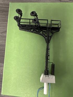 3484.2 Overland Models Inc. Ho Brass #3484.2 Cantilever Signal Tower Wired With Leds Lnib