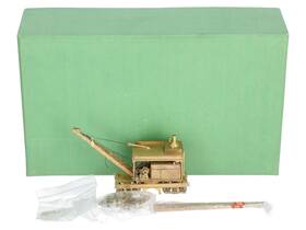 Omi-1332 Overland Hon3 Brass A.h. Log Loader With Base -unpainted Ex/box