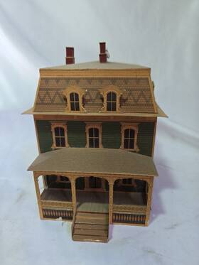 Bk-4809 Photo Real Paper House Model Train Scale Building Kit