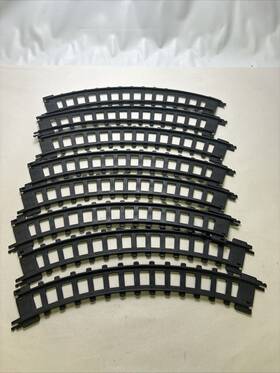 Polyfect Toys 013253060745 8 Vintage Silver Express Train Replacement Curved Track Segments