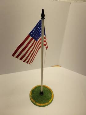 11-90066 Pride Lines Lionel 90 / American Flag Pole Standard Gauge
