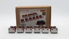 Rr-o-06 Proses Model Railway Rollers Without Drive Wheel Cleaners Ex/box