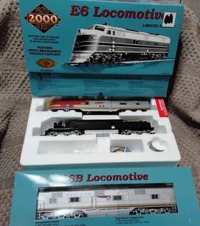 23225-23226 Proto 2000 Ho E6 Loco A And B Unit At&sf 23225 23226 With Digitrax Decoder