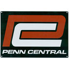 10030 " Railroad Central 8 Penn Sign 5.5 Die-cut Metal Microscale Pc