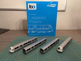 204001 Rapido Ho Bay Area Rapid Transit Dc/silent A-b-b-a Train
