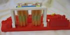 644637 Rare Red Machine Train Car - -07 Wash Vintage Pla-rail Plarail Tomy