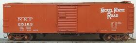 7032-3 Red Caboose Nickel Plate Road 40ft Steel Single Door Boxcar Rtr Kds Car # 25163