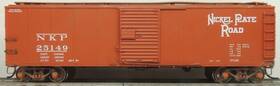 Rc-7032-2 Red Caboose Nickel Plate Road 40ft Steel Single Door Boxcar Rtr Kds Car # 25149