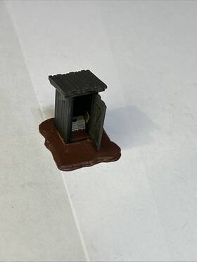 Revell 027035016634 Old Style Outhouse 1/87 Ho Scale 1969 Custom Painted And Detailed