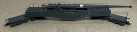 12-4252 Rivarossi Hr6450 Germany Wwii Railway Gun Gray By Ts