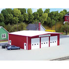 Rix5410192 Rix Ho Kit Fire Station Red 400541001922