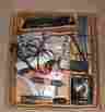 C1950s-666 S-666 Marx Electric Train Engine And 4 Cars In Original Box-as Is Cond