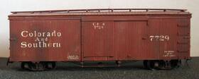 7729 San Juan Car Co 7792 On30 Colorado And Southern Box Weathered Used C-5 No