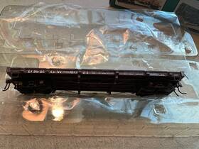 6071 San Juan Car Company On3 D&rgw 30ft Flat Model Railroad Rtr Ob
