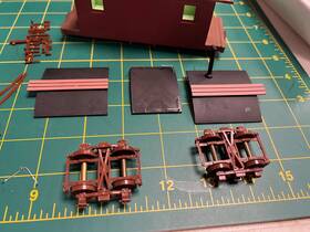 K107 San Juan Car Company D&rgw/rgs Narrow Gauge Short Caboose Kit On3 Model Railroad Started