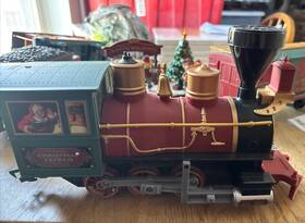 37290 Scientific Toys Ltd Eztec Santa Express Christmas Train Set W Remote And Tracks See Pics- Damage