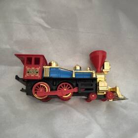 20054 Sntg P&t Ltd Red Blue Gold Plastic Locomotive Engine Analog German Era I