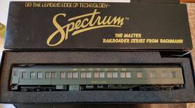 89147 Spectrum Vtg Santa Fe Pullman Passenger Car Ho Scale Echo Lake