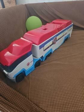 6054869 Spin Master Paw Patrol Launch N Haul Patroller Transforming Vehicle 2-in-1 Track Toy