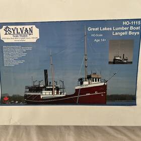 Ho-1115 Sylvan Scale Models Ho1115 Ho Langell Boys Lumber Boat