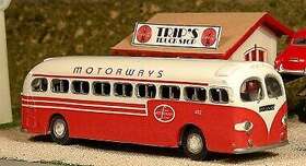 Sw-002 Sylvan Scale Models Ho 1941-47 General American Aerocoach Highway Bus Kit