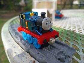 D0109 Takara Tomy Blue Plated Thomas Die Cast