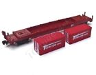 Tgauge-04620-m Gauge Container Wagon Set Maroon 731717885047
