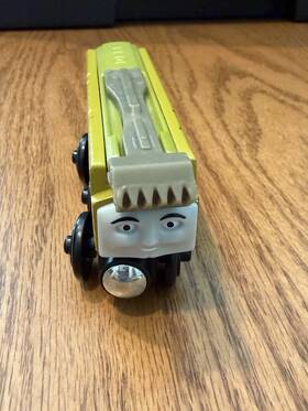 0454kq Thomas & Friends And Diesel 10 Box Car Jack Wooden Railway Rolling Stock Red Yellow 0454kq Thomas & Friends And Diesel 10 Box Car Jack Wooden Railway Rolling Stock Red Yellow