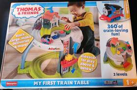 Thomas & Friends 194735281879 And Toy My First Train Table With Track Cargo Stacking Fine M