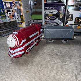 2133wc Thomas & Friends And Caitlin Red Engine With Gray Open Wagon Tested 2013