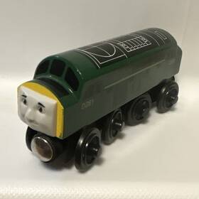 D261 Thomas & Friends And Wooden Railway Green Diesel Engine The