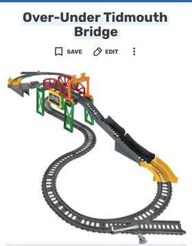Thomas & Friends Dfm61 And Trackmaster Over-under Tidmouth Bridge Set No Box